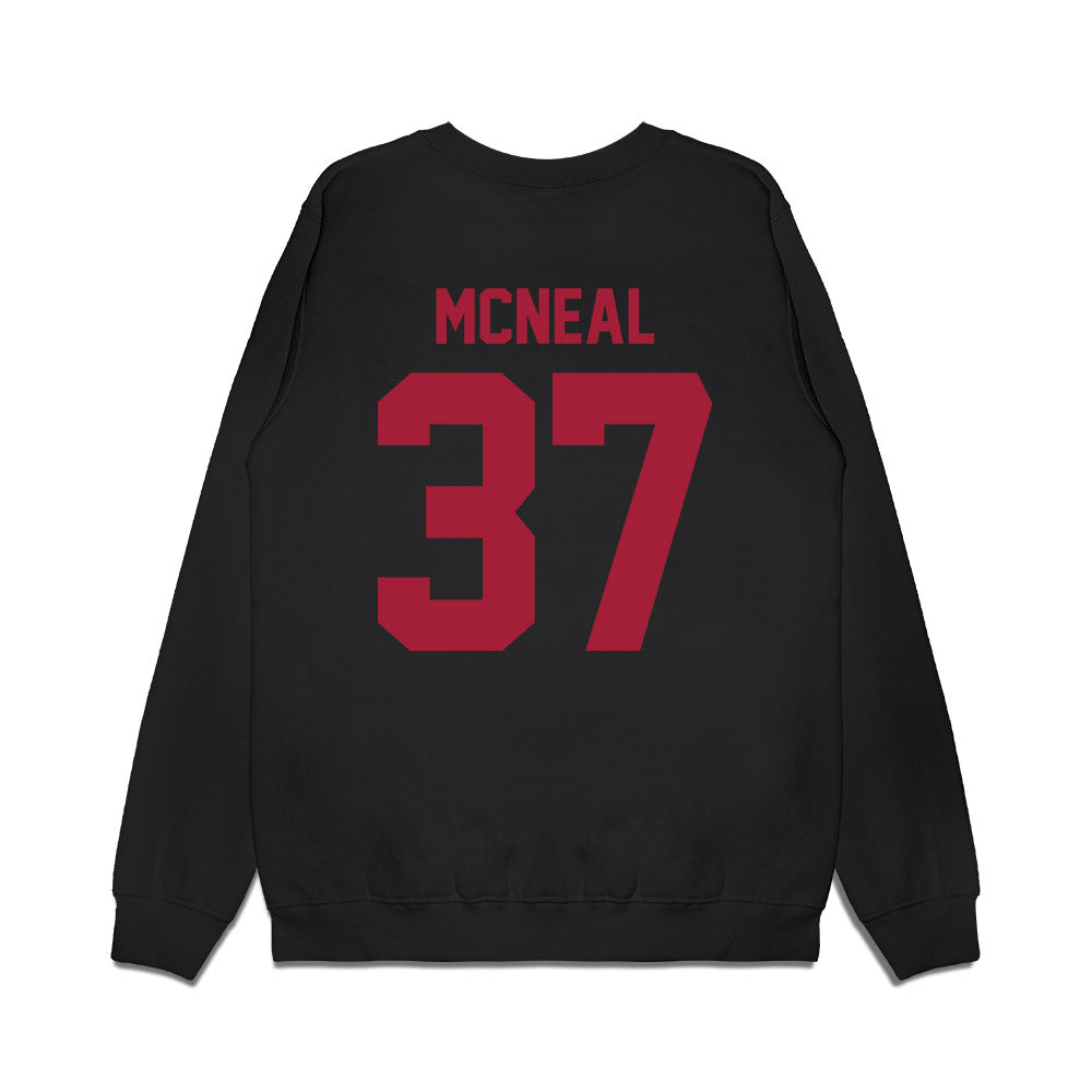 WSU - NCAA Football : Gaylon McNeal - Vintage Helmet Premium Crewneck Sweatshirt-1