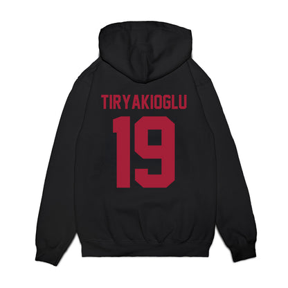 WSU - NCAA Football : Jake Tiryakioglu - Vintage Helmet Premium Hooded Sweatshirt-1