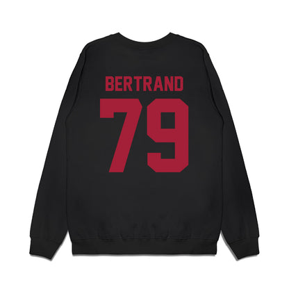 WSU - NCAA Football : Turner Bertrand - Vintage Helmet Premium Crewneck Sweatshirt-1