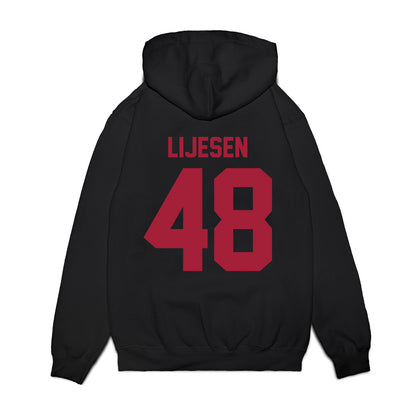 WSU - NCAA Football : Joshua Lijesen - Vintage Helmet Premium Hooded Sweatshirt-1