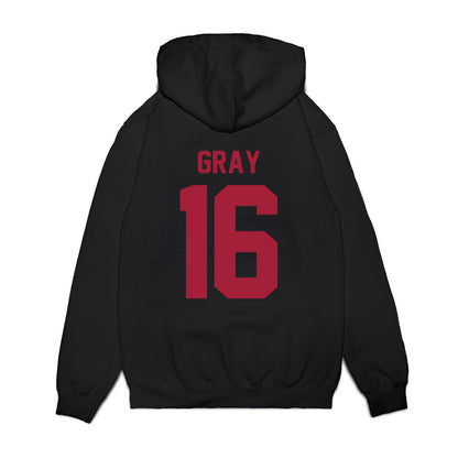 WSU - NCAA Football : Gavin Gray - Vintage Helmet Premium Hooded Sweatshirt-1