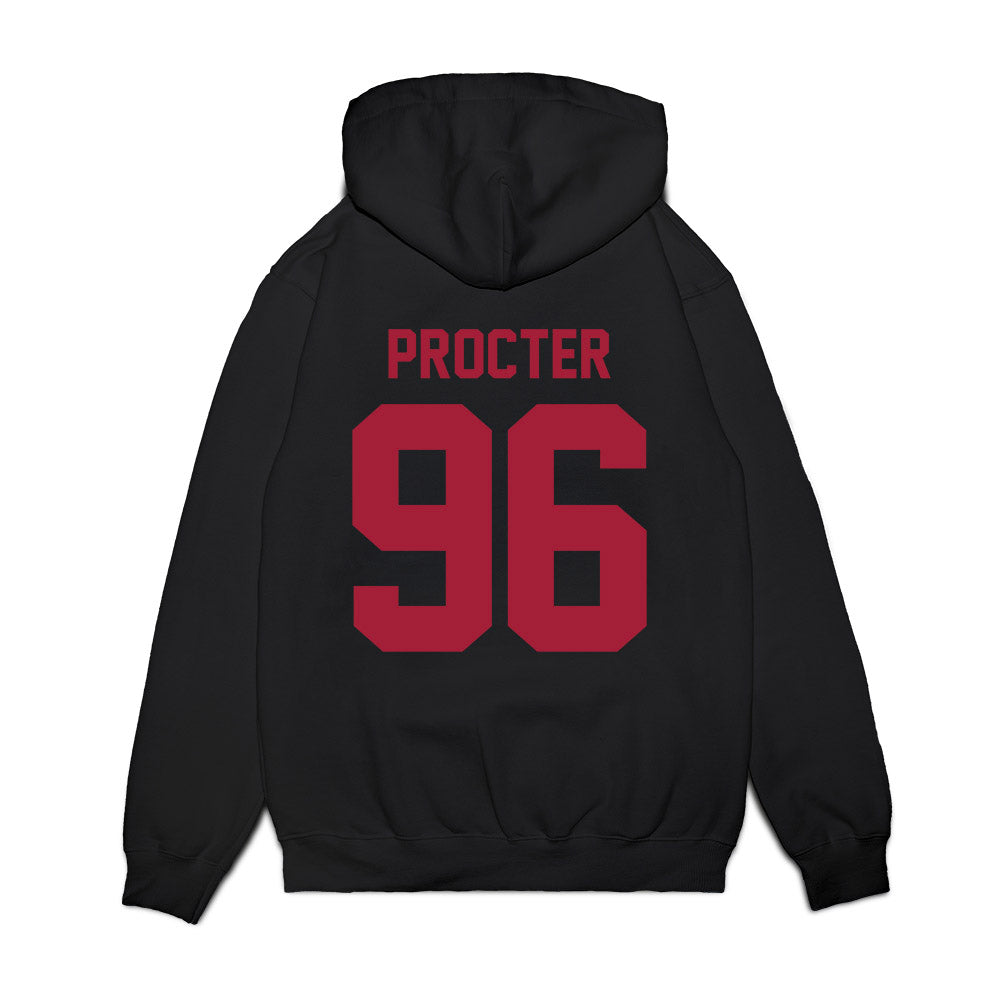 WSU - NCAA Football : Jack Procter - Vintage Helmet Premium Hooded Sweatshirt-1