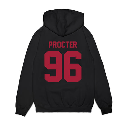 WSU - NCAA Football : Jack Procter - Vintage Helmet Premium Hooded Sweatshirt-1