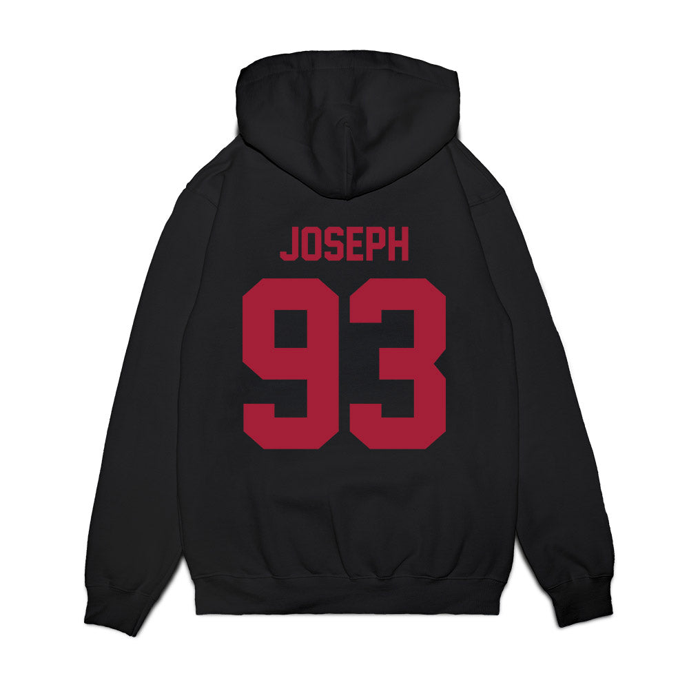 WSU - NCAA Football : JaVon Joseph - Vintage Helmet Premium Hooded Sweatshirt-1