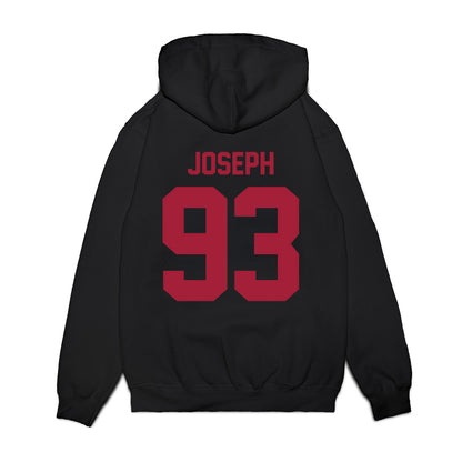 WSU - NCAA Football : JaVon Joseph - Vintage Helmet Premium Hooded Sweatshirt-1