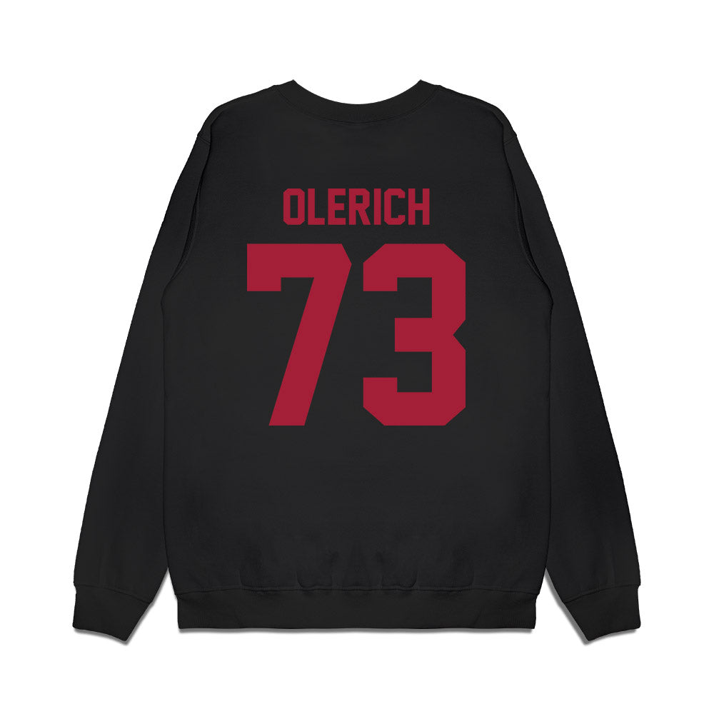 WSU - NCAA Football : AJ Olerich - Vintage Helmet Premium Crewneck Sweatshirt-1
