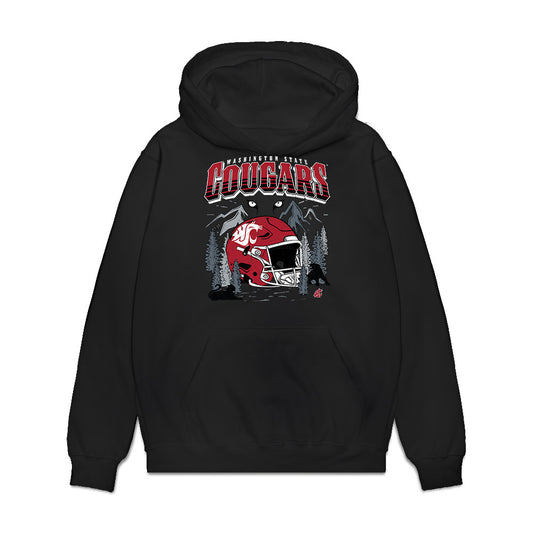 WSU - NCAA Football : Kayo Patu - Vintage Helmet Premium Hooded Sweatshirt-0
