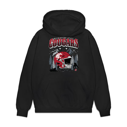 WSU - NCAA Football : Gaylon McNeal - Vintage Helmet Premium Hooded Sweatshirt-0