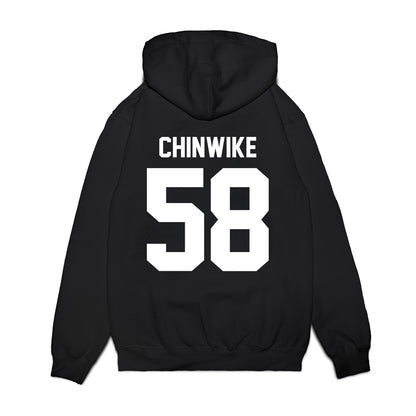 Virginia Tech - NCAA Football : Zeke Chinwike - Vintage Helmet Premium Hooded Sweatshirt-1