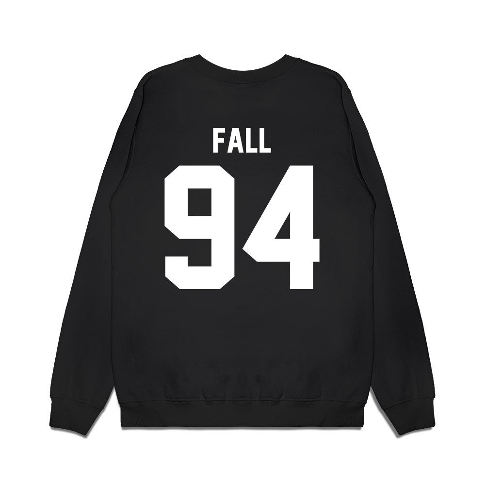 Virginia Tech - NCAA Football : Elhadj Fall - Vintage Helmet Premium Crewneck Sweatshirt-1