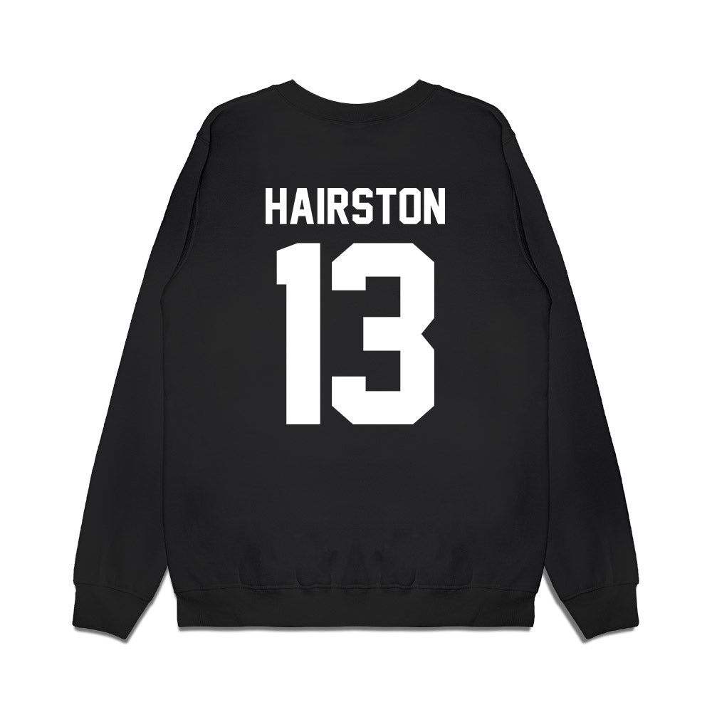 Virginia Tech - NCAA Football : Ja'Ricous Hairston - Vintage Helmet Premium Crewneck Sweatshirt-1