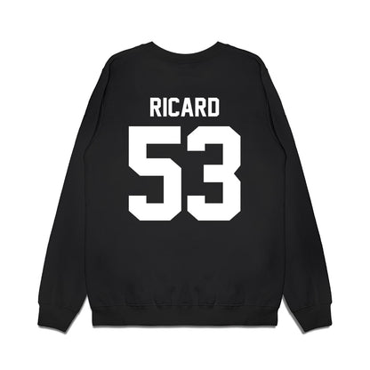 Virginia Tech - NCAA Football : Tommy Ricard - Vintage Helmet Premium Crewneck Sweatshirt-1