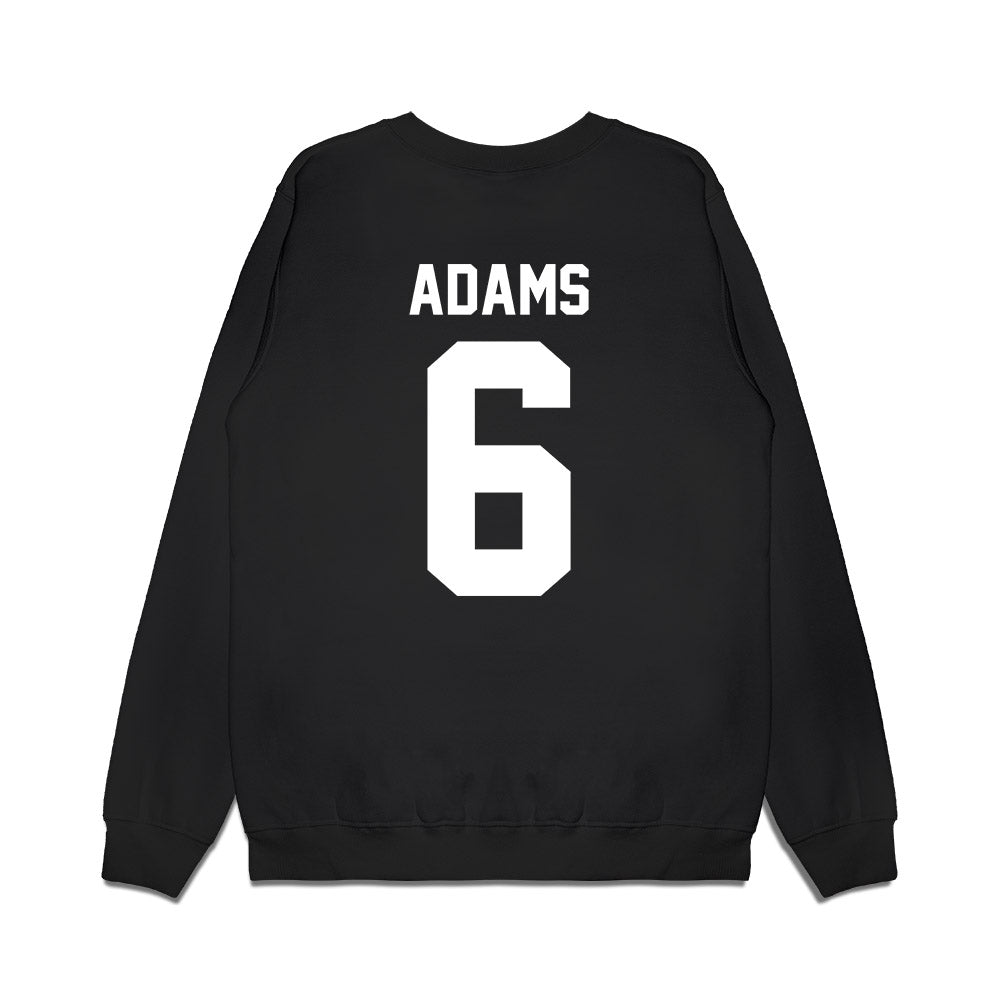 Virginia Tech - NCAA Football : Keylen Adams - Vintage Helmet Premium Crewneck Sweatshirt-1