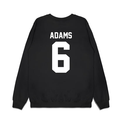 Virginia Tech - NCAA Football : Keylen Adams - Vintage Helmet Premium Crewneck Sweatshirt-1