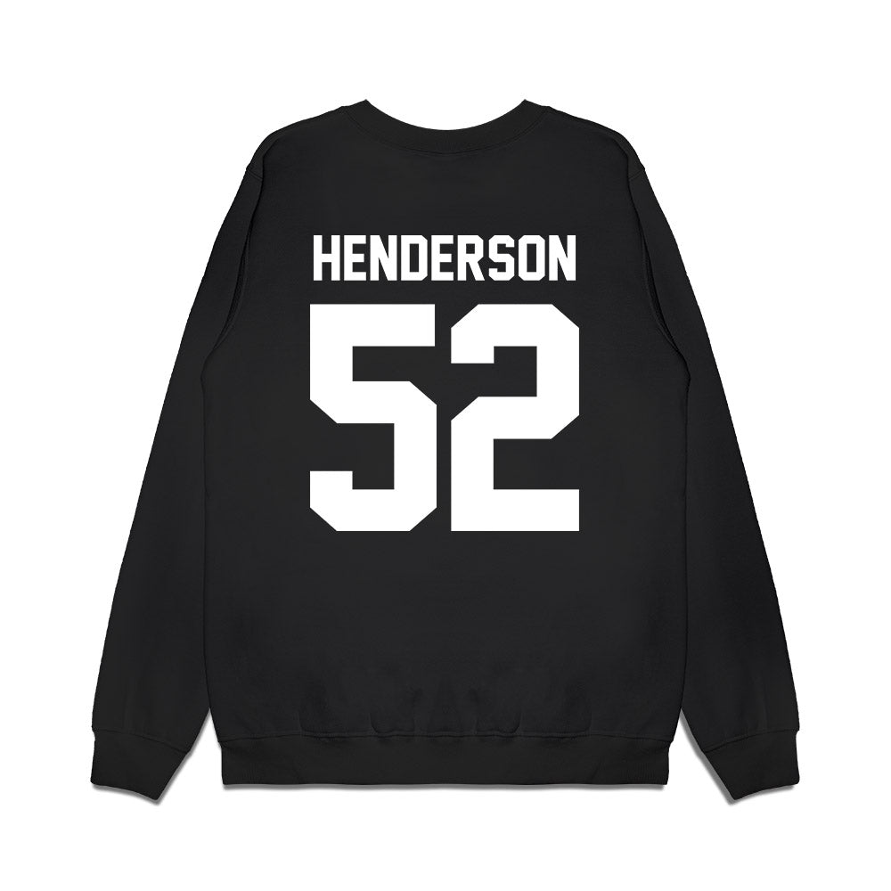 Virginia Tech - NCAA Football : Sherrod Henderson - Vintage Helmet Premium Crewneck Sweatshirt-1