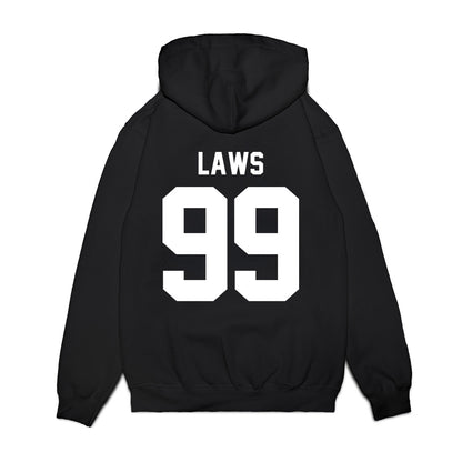 Virginia Tech - NCAA Football : Emmett Laws - Vintage Helmet Premium Hooded Sweatshirt-1
