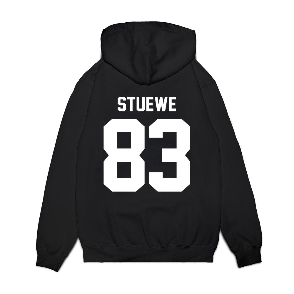 Virginia Tech - NCAA Football : Luke Stuewe - Vintage Helmet Premium Hooded Sweatshirt-1