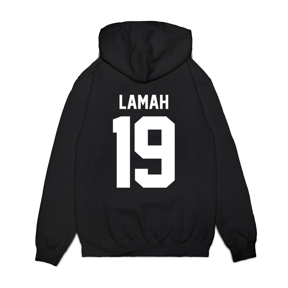 Virginia Tech - NCAA Football : Mathieu Lamah - Vintage Helmet Premium Hooded Sweatshirt-1