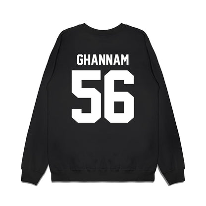 Virginia Tech - NCAA Football : Layth Ghannam - Vintage Helmet Premium Crewneck Sweatshirt-1