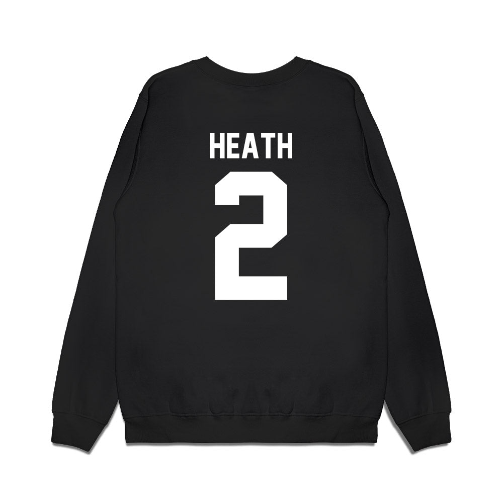 Virginia Tech - NCAA Football : Takye Heath - Vintage Helmet Premium Crewneck Sweatshirt-1