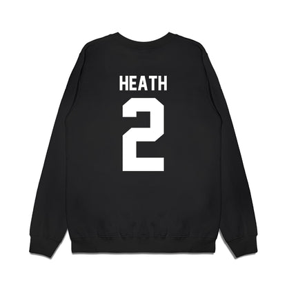 Virginia Tech - NCAA Football : Takye Heath - Vintage Helmet Premium Crewneck Sweatshirt-1