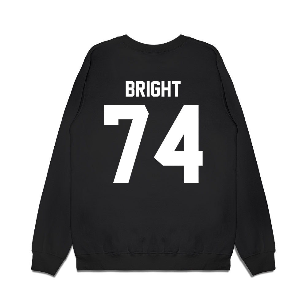 Virginia Tech - NCAA Football : Marlen Bright - Vintage Helmet Premium Crewneck Sweatshirt-1