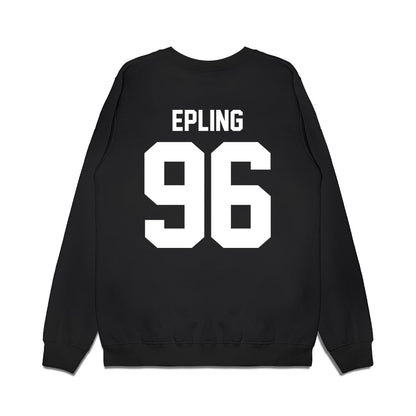 Virginia Tech - NCAA Football : Christian Epling - Vintage Helmet Premium Crewneck Sweatshirt-1