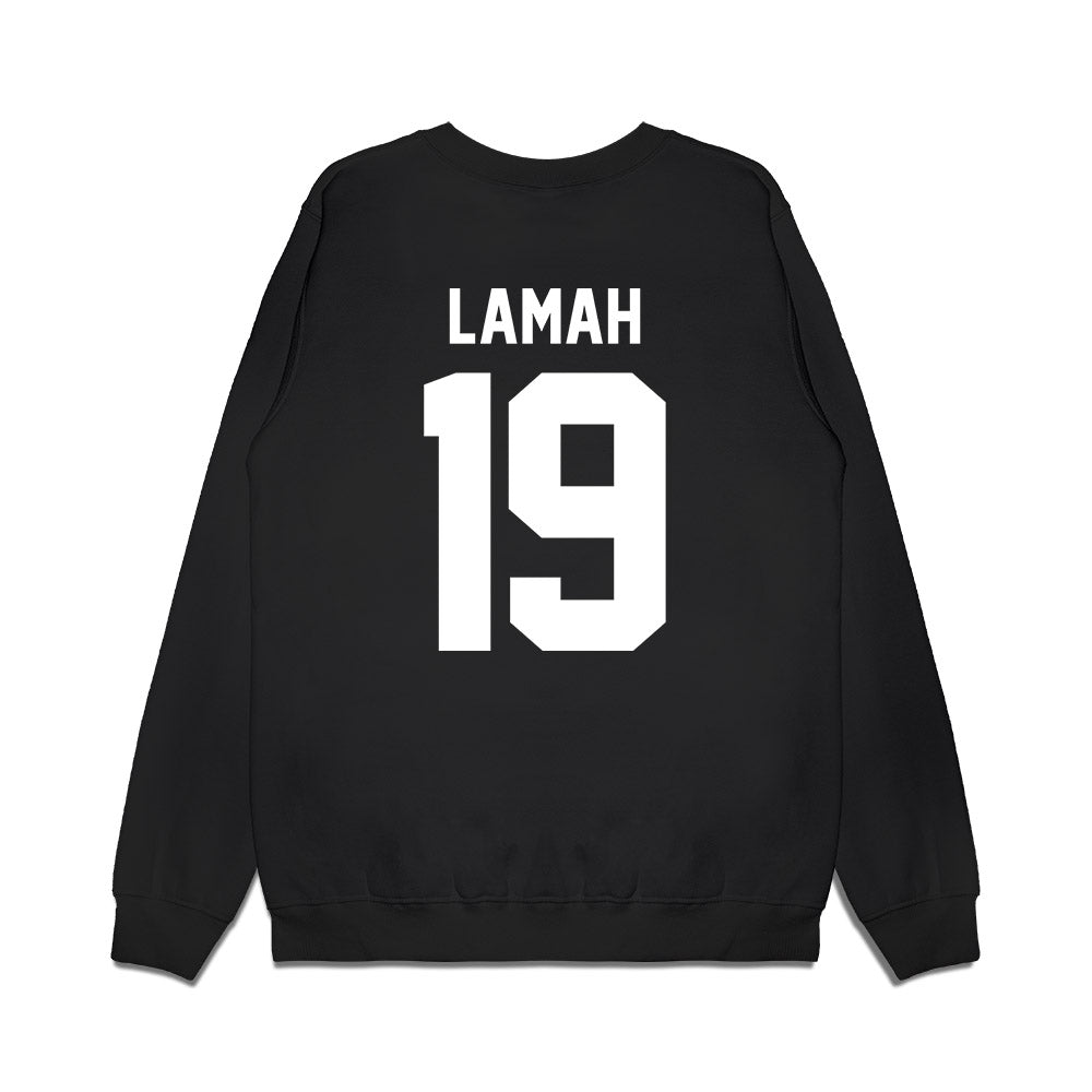 Virginia Tech - NCAA Football : Mathieu Lamah - Vintage Helmet Premium Crewneck Sweatshirt-1
