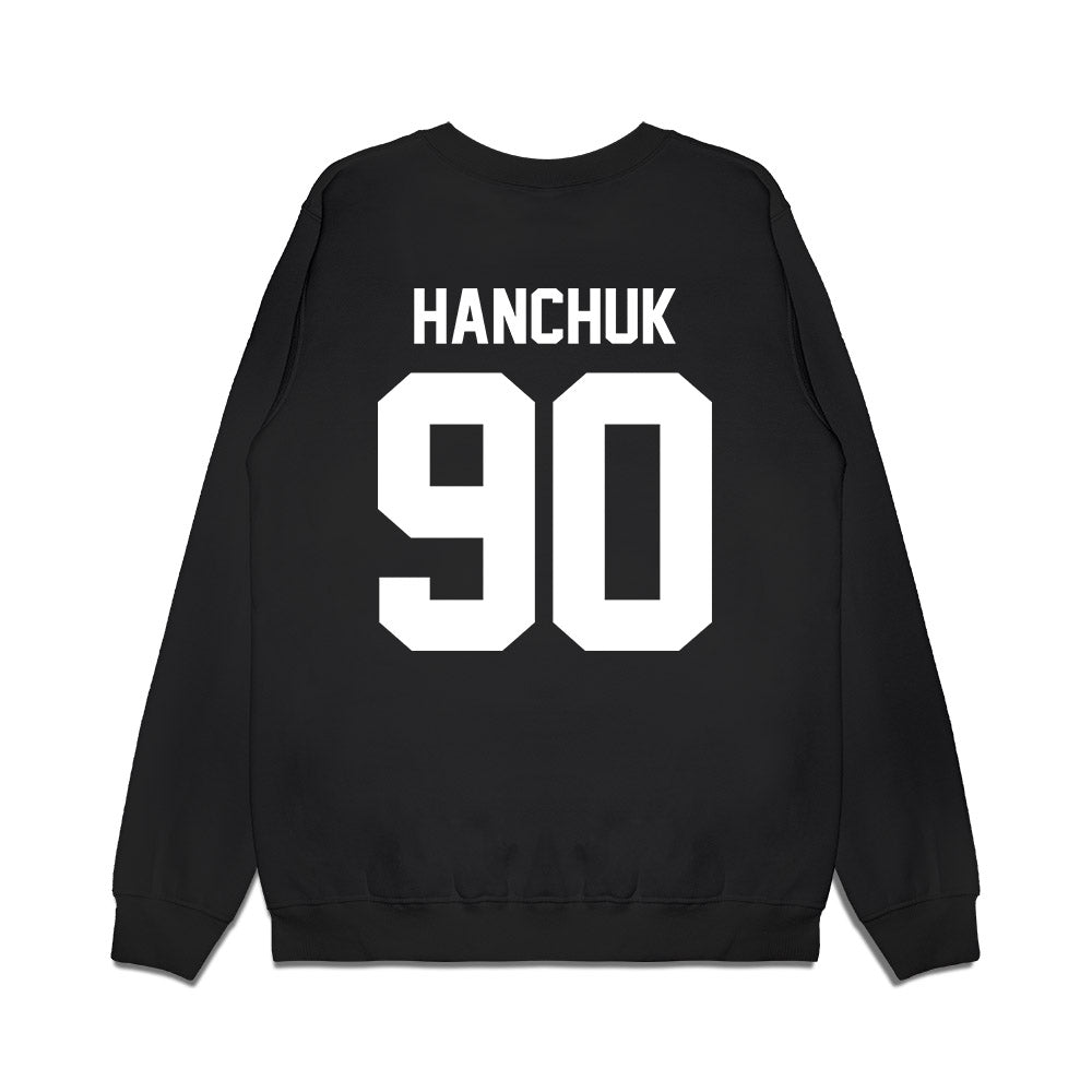 Virginia Tech - NCAA Football : Andrew Hanchuk - Vintage Helmet Premium Crewneck Sweatshirt-1