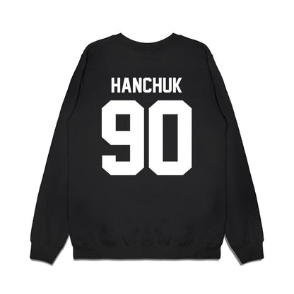Virginia Tech - NCAA Football : Andrew Hanchuk - Vintage Helmet Premium Crewneck Sweatshirt-1
