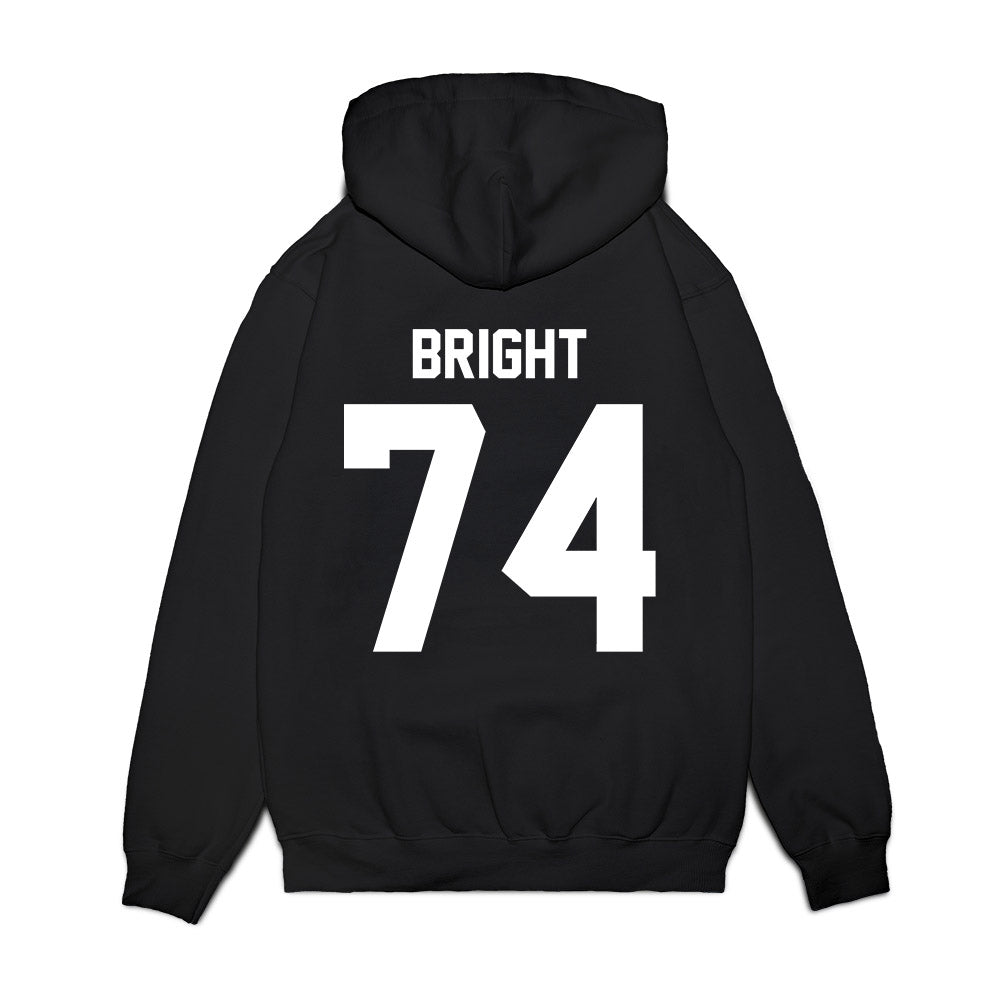 Virginia Tech - NCAA Football : Marlen Bright - Vintage Helmet Premium Hooded Sweatshirt-1