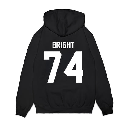 Virginia Tech - NCAA Football : Marlen Bright - Vintage Helmet Premium Hooded Sweatshirt-1
