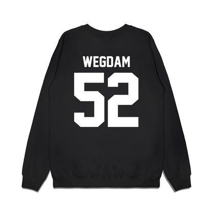 Virginia Tech - NCAA Football : Buddy Wegdam - Vintage Helmet Premium Crewneck Sweatshirt-1