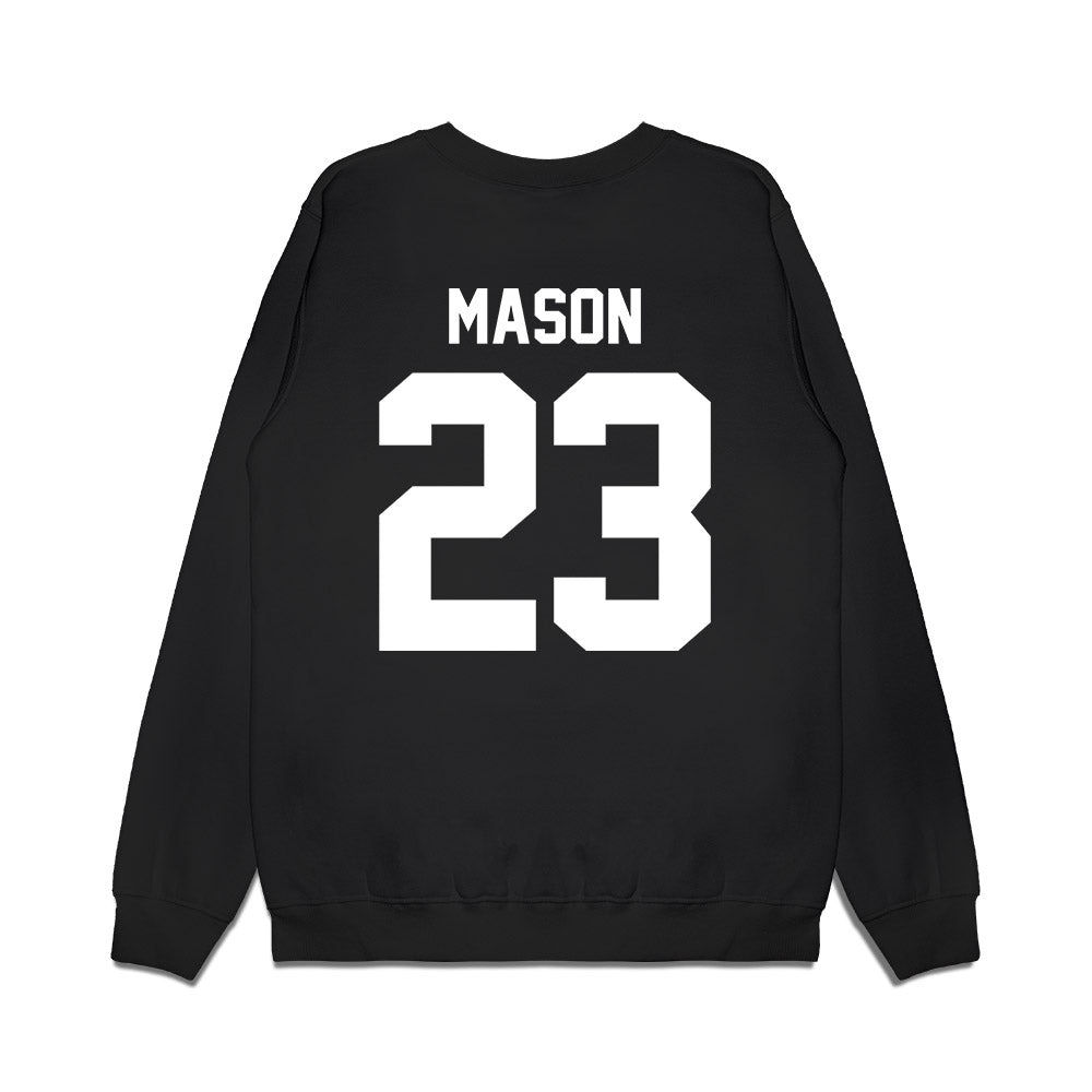 Virginia Tech - NCAA Football : Tyler Mason - Vintage Helmet Premium Crewneck Sweatshirt-1