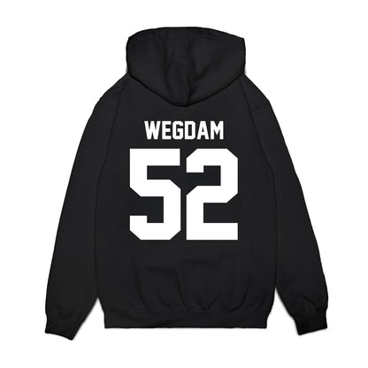 Virginia Tech - NCAA Football : Buddy Wegdam - Vintage Helmet Premium Hooded Sweatshirt-1