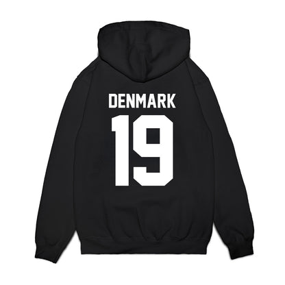 Virginia Tech - NCAA Football : Tyseer Denmark - Vintage Helmet Premium Hooded Sweatshirt-1
