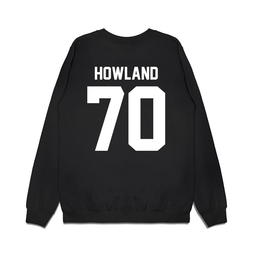 Virginia Tech - NCAA Football : Logan Howland - Vintage Helmet Premium Crewneck Sweatshirt-1