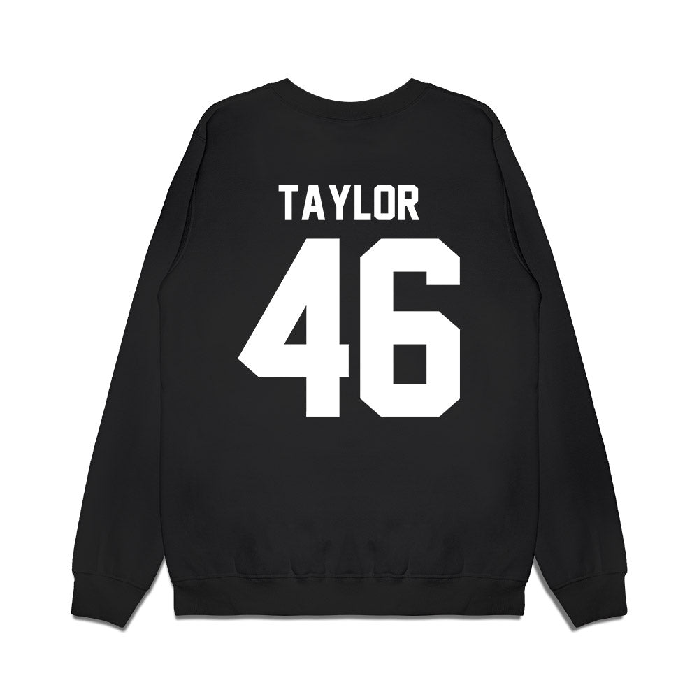 Virginia Tech - NCAA Football : Darius Taylor - Vintage Helmet Premium Crewneck Sweatshirt-1