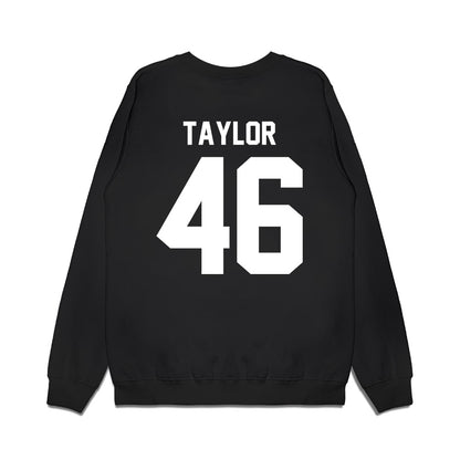 Virginia Tech - NCAA Football : Darius Taylor - Vintage Helmet Premium Crewneck Sweatshirt-1