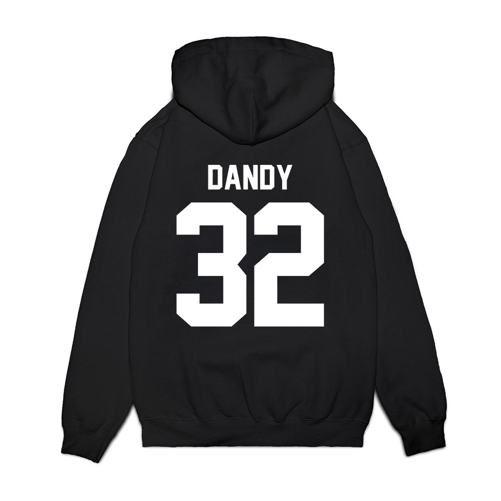 Virginia Tech - NCAA Football : Deric Dandy - Vintage Helmet Premium Hooded Sweatshirt-1