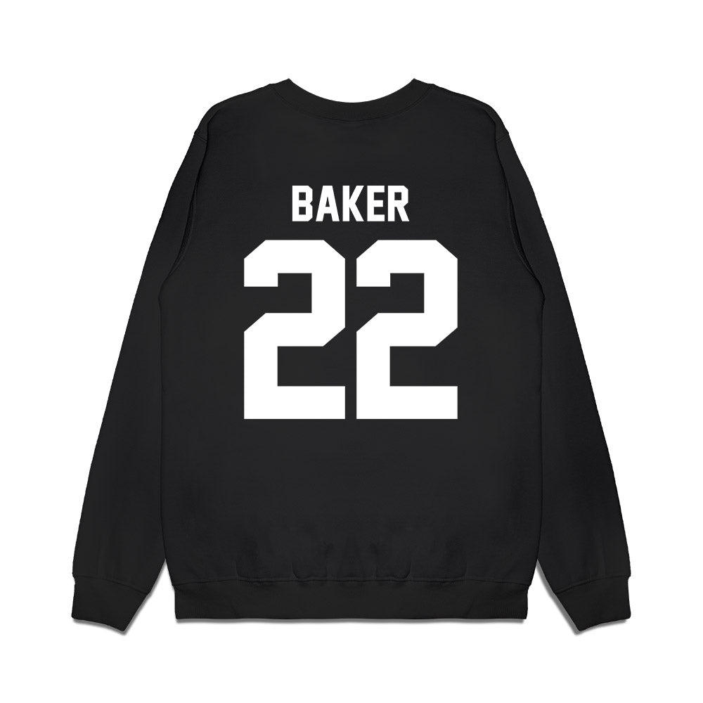 Virginia Tech - NCAA Football : Bryce Baker - Vintage Helmet Premium Crewneck Sweatshirt-1