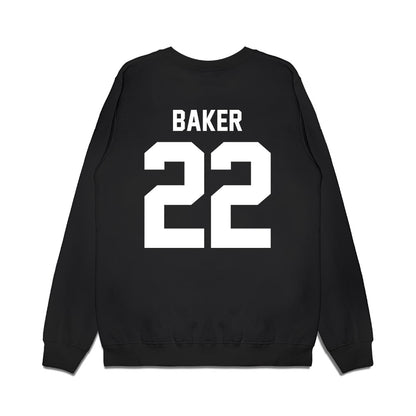 Virginia Tech - NCAA Football : Bryce Baker - Vintage Helmet Premium Crewneck Sweatshirt-1
