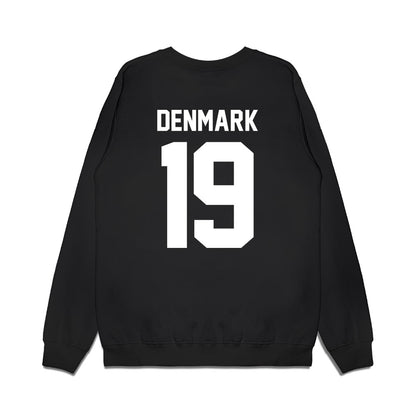 Virginia Tech - NCAA Football : Tyseer Denmark - Vintage Helmet Premium Crewneck Sweatshirt-1