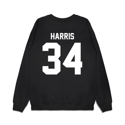 Virginia Tech - NCAA Football : Cortez Harris - Vintage Helmet Premium Crewneck Sweatshirt-1