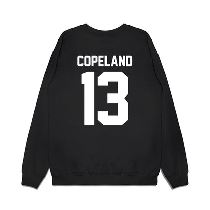 Virginia Tech - NCAA Football : Kemari Copeland - Vintage Helmet Premium Crewneck Sweatshirt-1