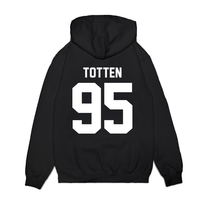 Virginia Tech - NCAA Football : Nathan Totten - Vintage Helmet Premium Hooded Sweatshirt-1