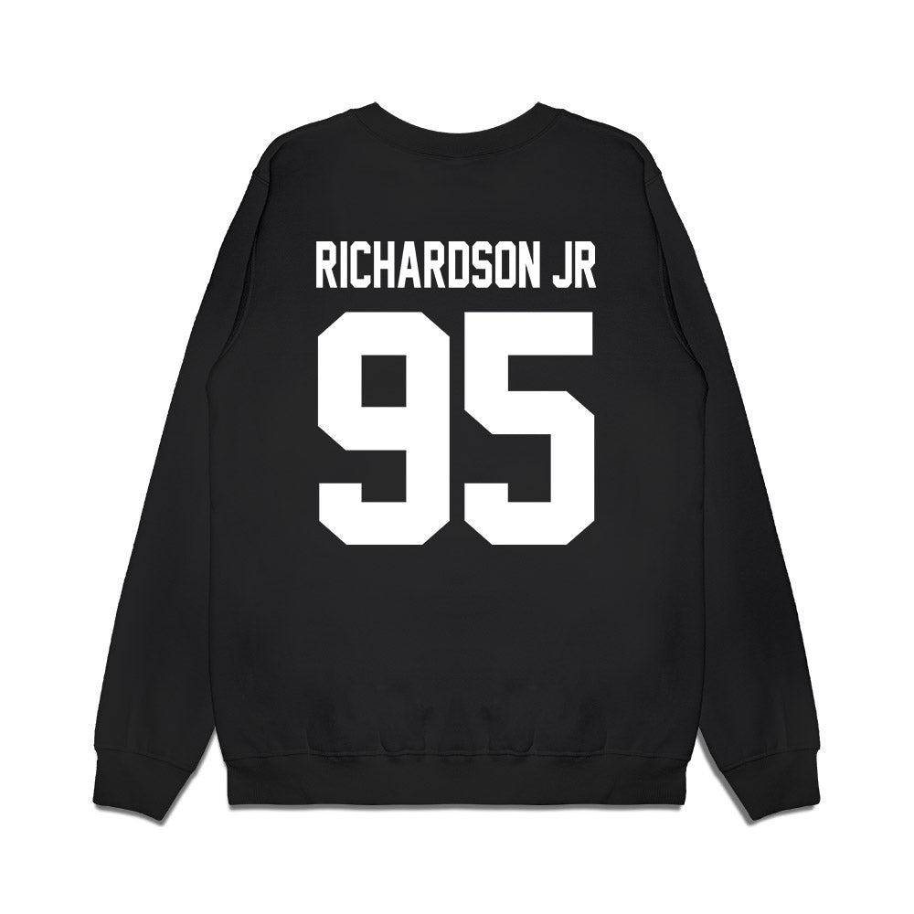 Virginia Tech - NCAA Football : T-RON RICHARDSON Jr - Vintage Helmet Premium Crewneck Sweatshirt-1