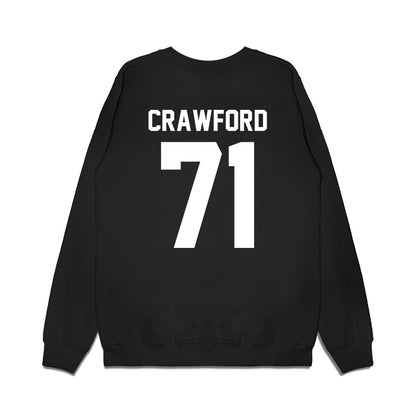 Virginia Tech - NCAA Football : Gavin Crawford - Vintage Helmet Premium Crewneck Sweatshirt-1