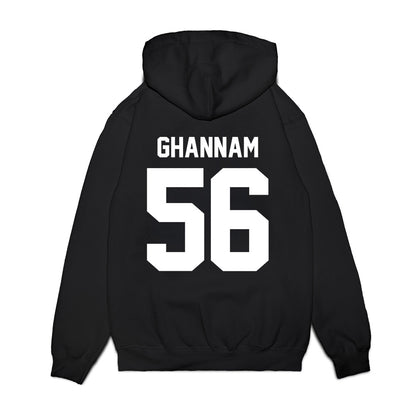 Virginia Tech - NCAA Football : Layth Ghannam - Vintage Helmet Premium Hooded Sweatshirt-1