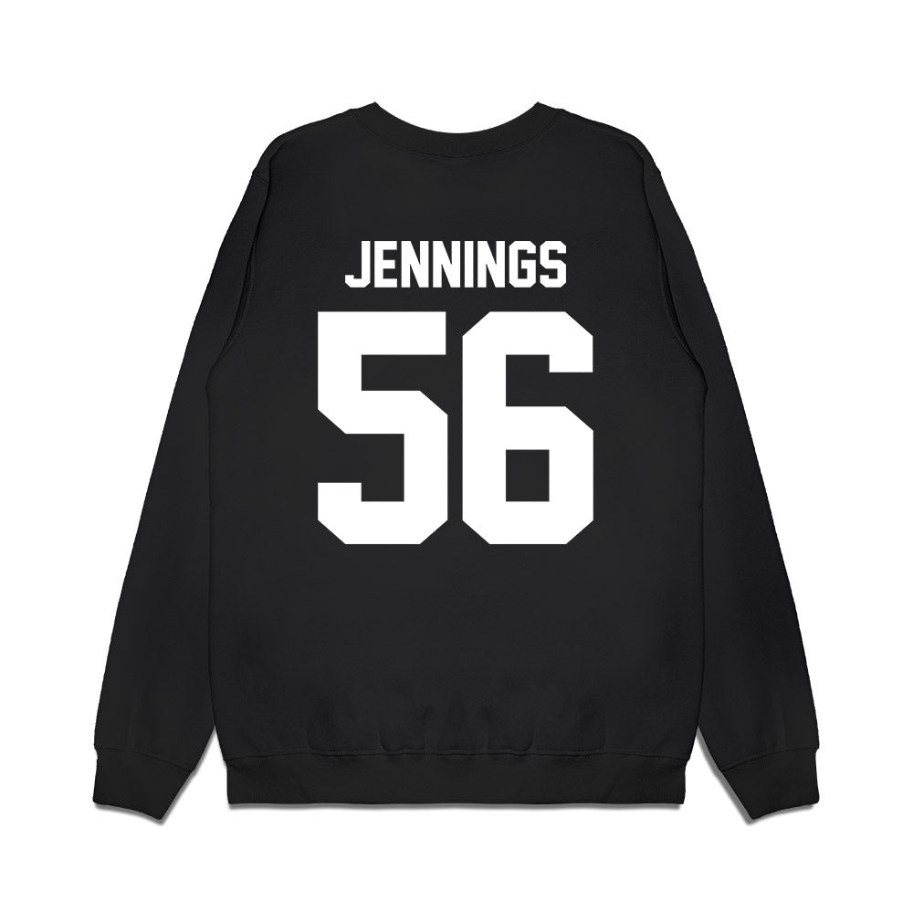 Virginia Tech - NCAA Football : Daniel Jennings - Vintage Helmet Premium Crewneck Sweatshirt-1